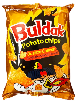 Buldak Quattro Cheese Chips