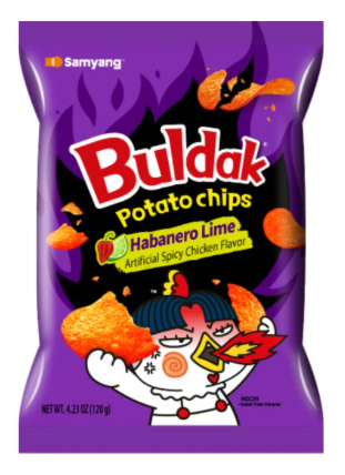 Buldak Habenro Lime Chips